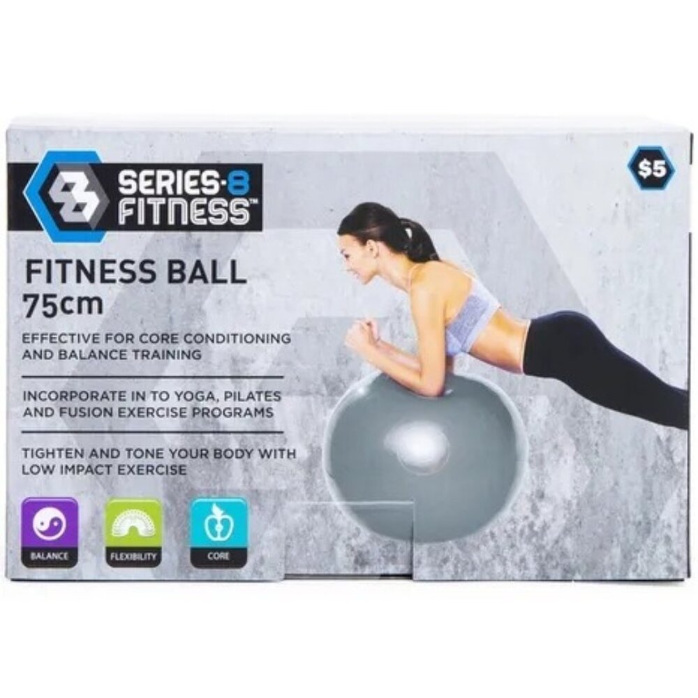 Series-8 Fitness Ball 75cm For Core Conditioning & Balance Training